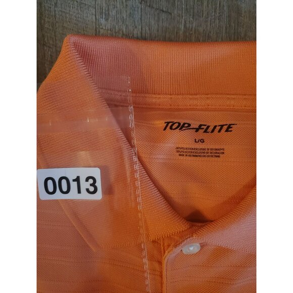Top Elite Polo Men's Size Large Orange Golf/Business/Casual - Picture 3 of 3